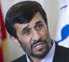 Tổng thống Iran Mahmoud Ahmadinejad.
